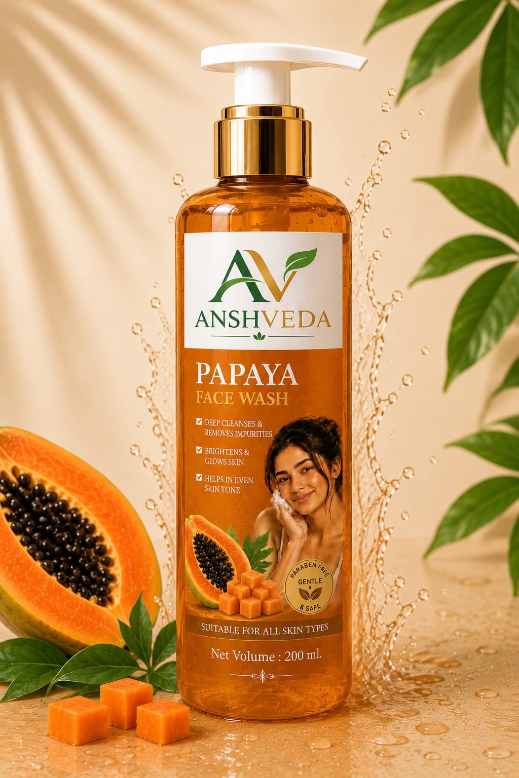 Papaya facewash 